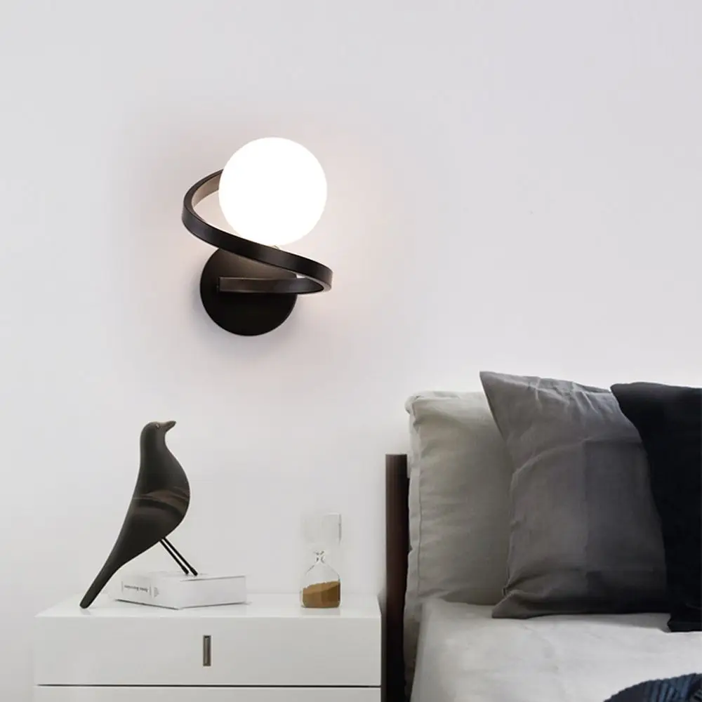 

Modern LED Wall Lamps Simple Round Ball Shape Wall Light Corridor Aisle Lamp