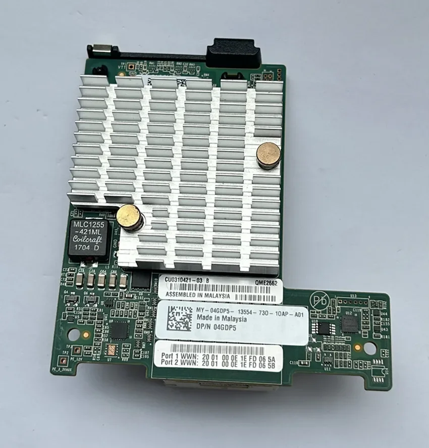Qlogic QME2662 16 ГБ лезвие FC HBA карта 04GDP5 QLE2662 4GDP5