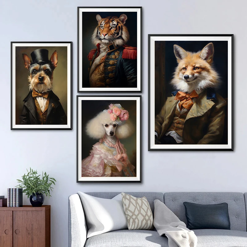 Картина на холсте с изображением животных