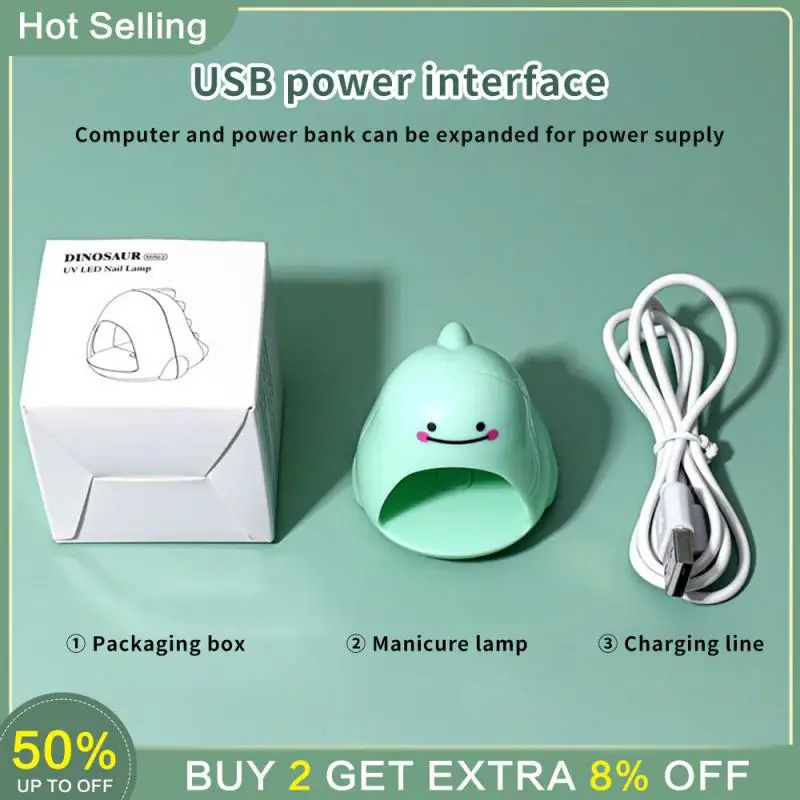 

Лампа для ногтей быстросохнущая портативная, 2 шт.