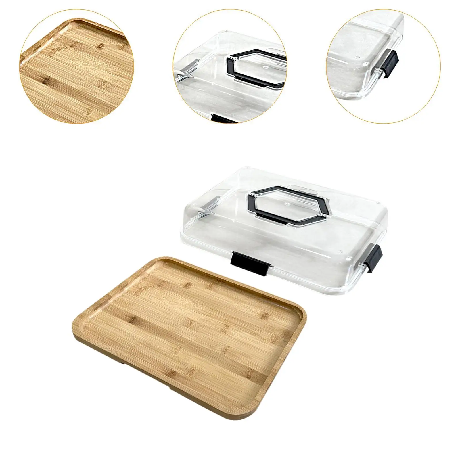 Charcuterie Board Rectangle with Lid Multifunctional Cheese Board Appetizer Serving Tray for Vegetables Fruit Steak Cheese Meat Charcuterie Board Rectangle with Lid Multifunctional Cheese Board Appetizer Serving Tray for Vegetables Fruit Steak Cheese Meat