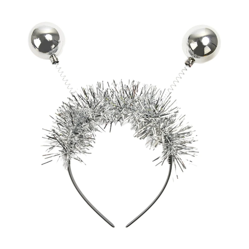 

Cute Shinning Bouncing Bulb Shape Hair Hoop Women Headband Makeup Hair Supplies