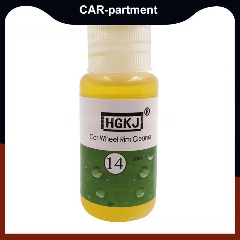 

HGKJ-14 Car Wheel Rim Cleaner Detergent High Concentrate Remove Rust Agent 20ml Paint Care Car Wash Car Cleaner Car Accessories