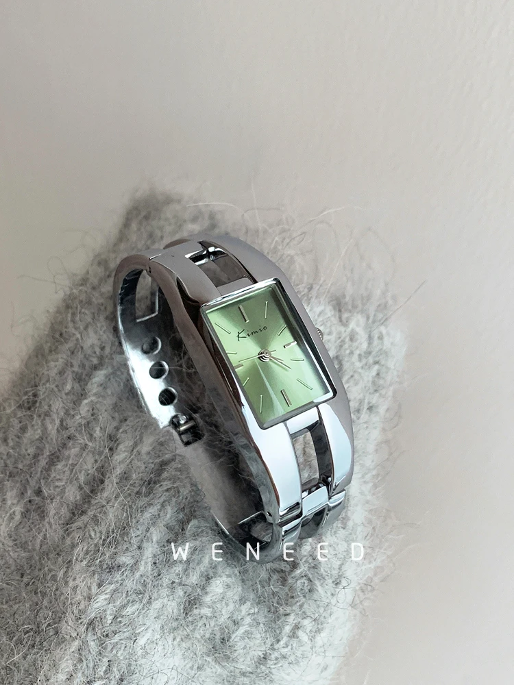 WENEED &quotЗеленые&quot модные и свежие зеленые часы женские нишевые универсальные