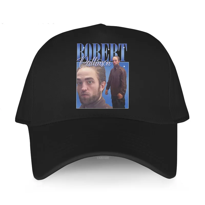 

Men's Fashion cotton printed Hat brand original Cap Robert Pattinson Standing Meme Unisex Breathable Baseball cap Boyfriend hats