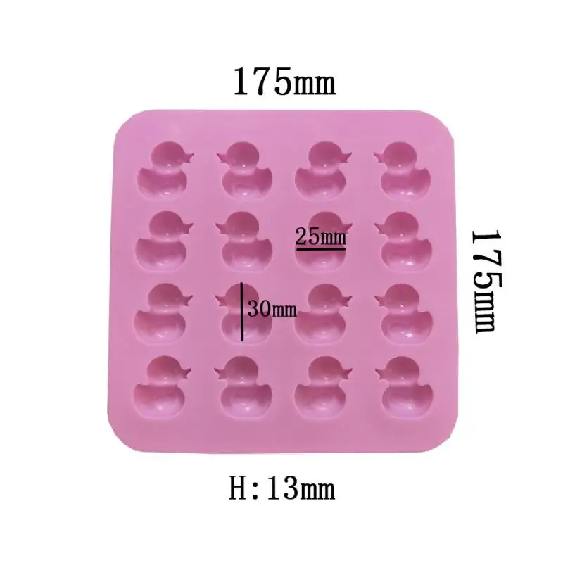 Силиконовая форма для шоколада мини-Утенок желе блока эпоксидная льда поднос