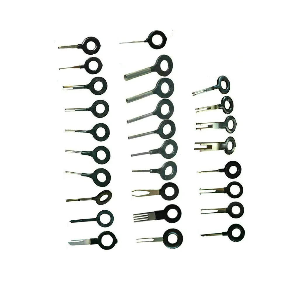 

18 Pieces Car Terminal Removal Electrical Connector Stainless Steel Release Key Extractor Automotive Pullers Disassembly Tool