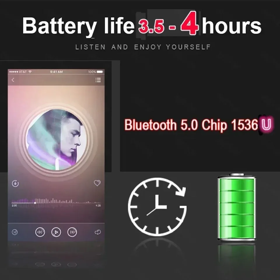 Фото Беспроводные Bluetooth-наушники Super A3 для оригинальных Air 3 Pro с активным шумоподавлением (ANC) TWS, гарнитура с шумоподавлением для iOS и Android №2
