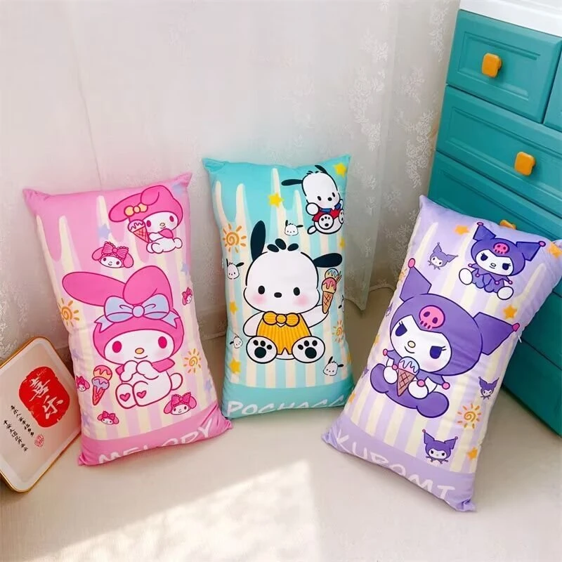 Японская мультяшная аниме Kuromi My Melody плюшевая подушка милая мягкая диванная