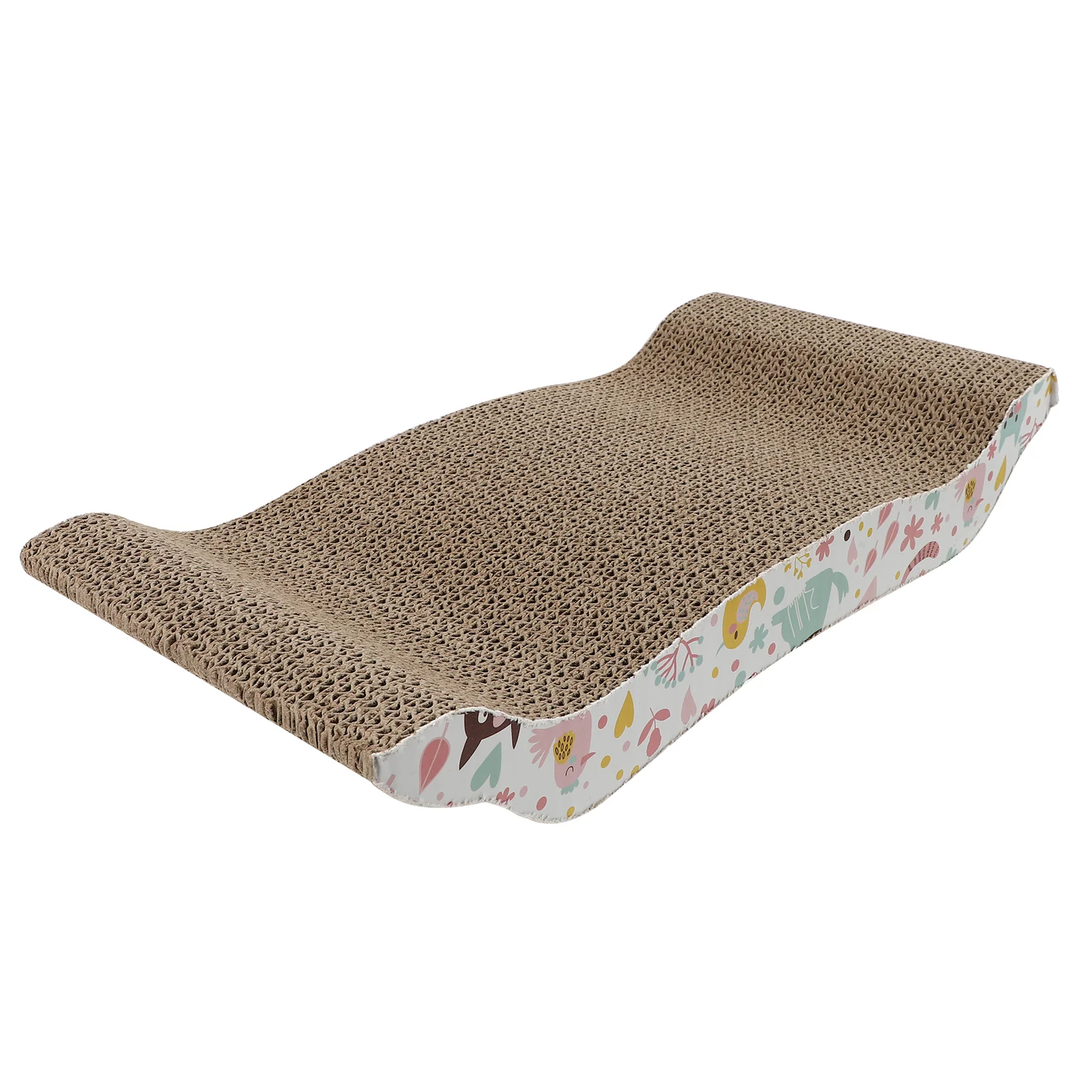 

Scratching Cat Pad Mat Reversible Cardboard Scratcher Claws Catnip Kitten Sofa Bed Antipanels