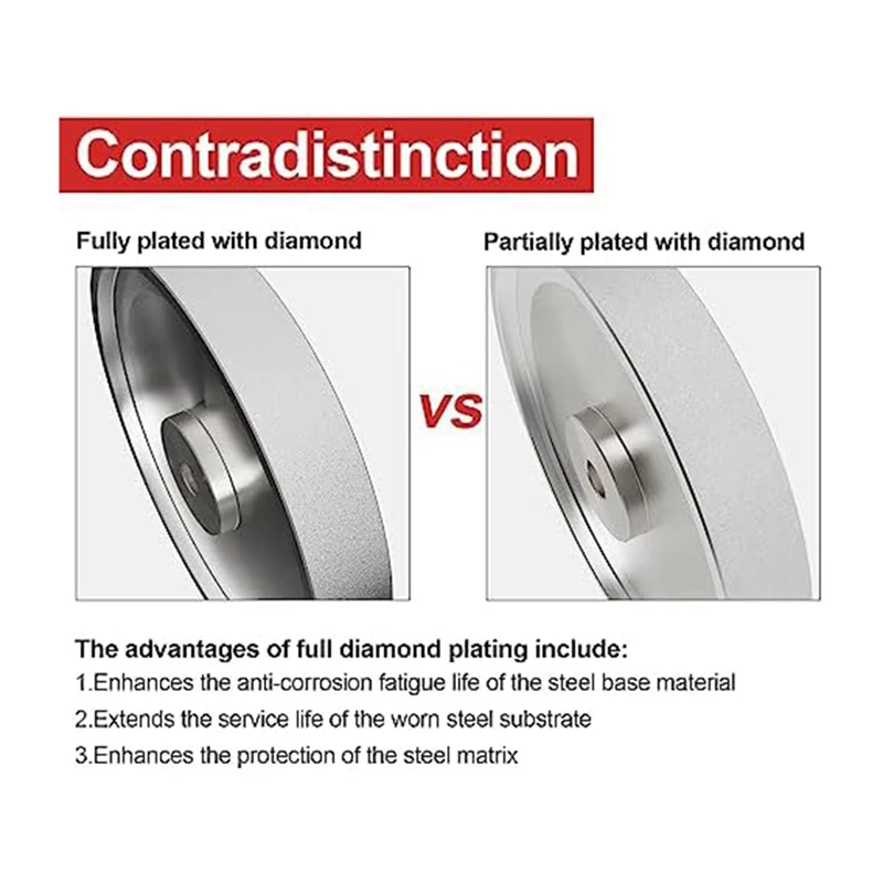 CBN шлифовальный круг 6 дюймов диаметр X 1 дюйм Ширина 1/2 дюйма отверстие для заточки