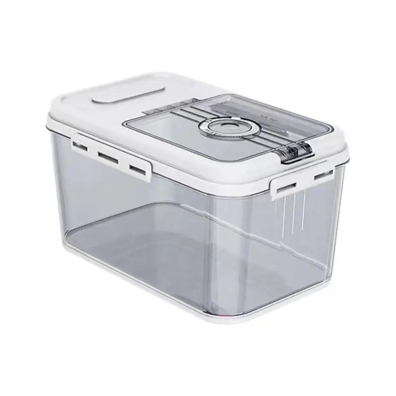 

Rice Storage Container Magnetic Bin Dispenser For Rice Reusable Cereal Dispenser And Dry Food Storage Tank For Countertop Pantry