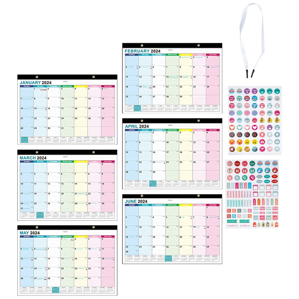 

Office Calendar English Hanging Calendar Note Wall Hanging Calendar Office Accessory