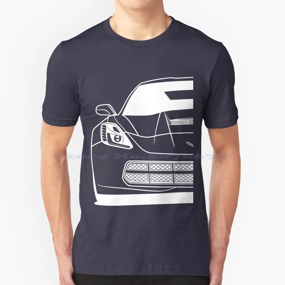 

C7 Best Shirt Design T Shirt 100% Cotton Tee American Muscle Car World C7