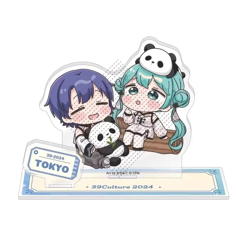 Кагамин Рин Лен Аниме фигурки стоячие модели Хатсуне Мику Кайто Мейко лука