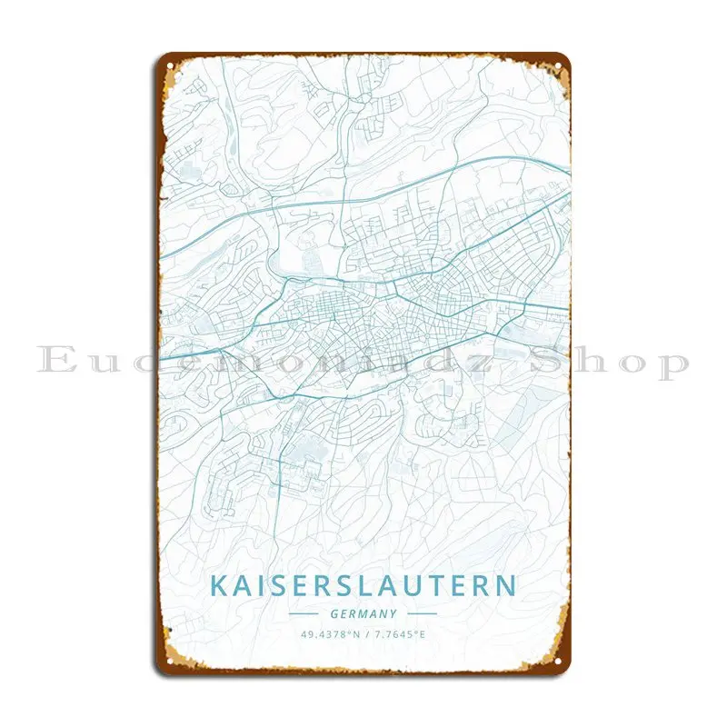 Немецкий металлический плакат kaisers lautern кухонная пещера дизайн кинотеатра