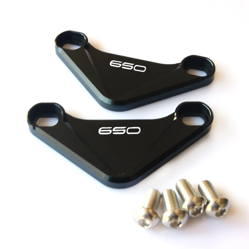 

For KAWASAKI NINJA650 Z650 Z NINJA 650 2017-2019 Rear Foot Rest Blanking Plates Motorcycle Accessories Footrest Black Footrest