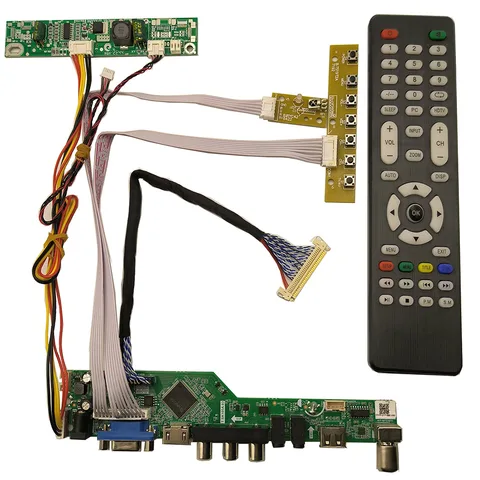 Комплект монитора Lwfczhao LM215WF4 TV + HDMI + VGA + AV + USB, ЖК светодиодный панель контроллера