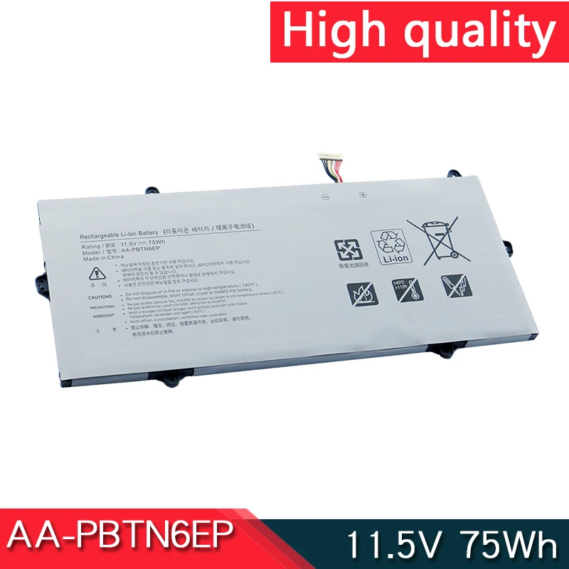 НОВЫЙ аккумулятор для ноутбука AA-PBTN6EP 11 5 В 75 Втч Samsung Notebook 9 2018 900X5T NP900X5T