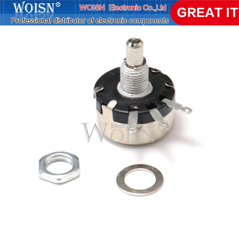 10 шт. WX110 010 однооборотный проволочный потенциометр 1 Вт 6K8