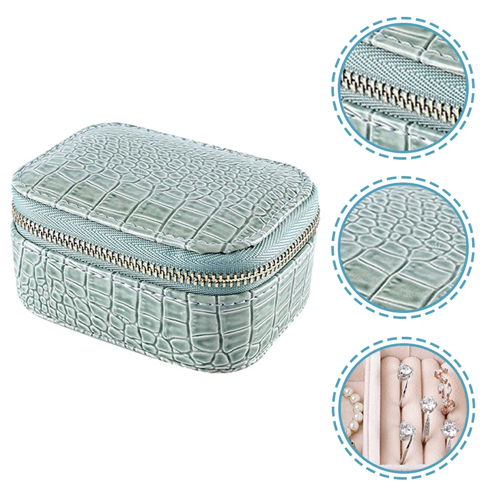 

Jewelry Organizer Box Case Travel Small Storage Ring Earring Essentials Decorative Rings Earrings Bracelets Containerbracelet