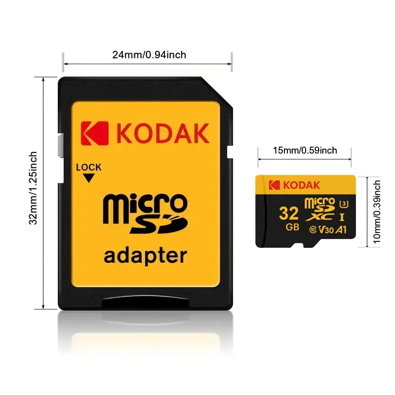 Карта памяти Micro SD 32 ГБ/64 ГБ/128 ГБ/256 ГБ