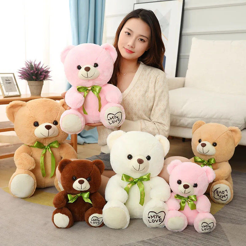 

25cm 35cm 45cm Teddy Bear Plush Toys Cute Stuffed Animal Dolls Soft Plush Toy Soft Doll for Kids Birthday Gift Home Decor