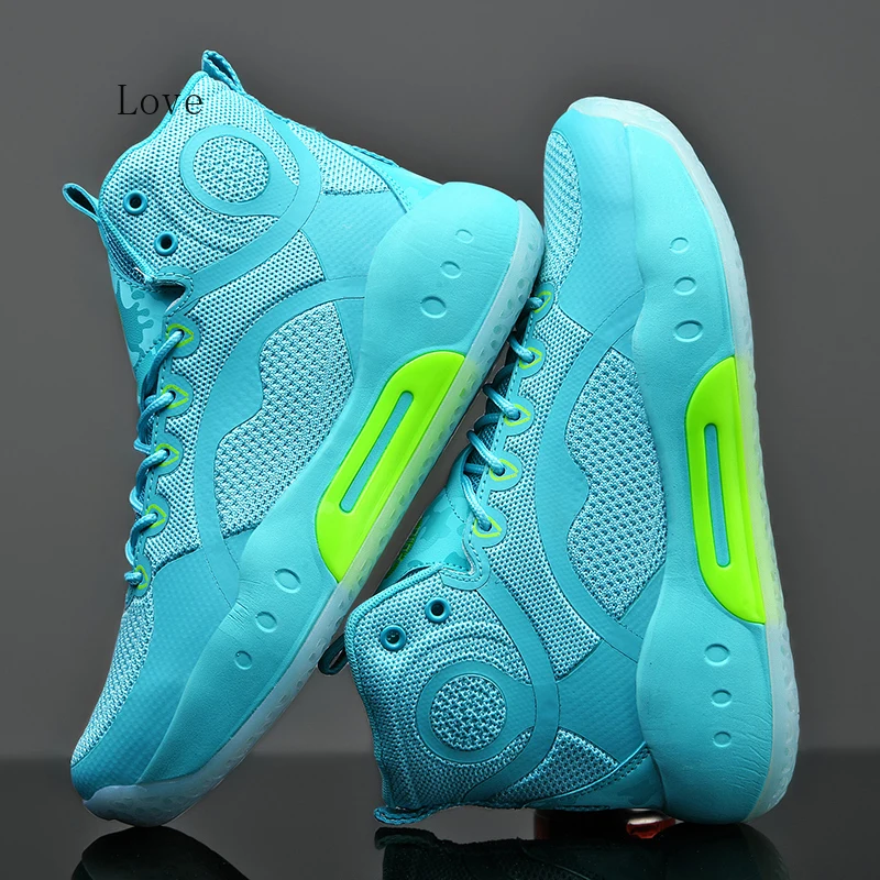 

2022 Men Gym Boots Basketball Boys Sport Trainers for Men Outdoor High Top Men Sneakers Man Basketball Training Vulcanized Shoes