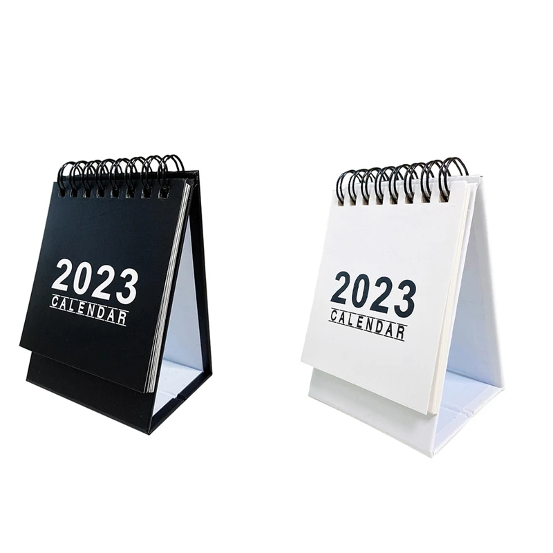 

10Pcs 2023 Runs From Now Until December 2023 Desk Calendar Creative Simplicity Desk Calendars For Gifts Black