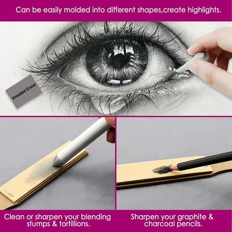 20 шт. Набор бит для растушевки и тортильвов инструменты прочные ластики