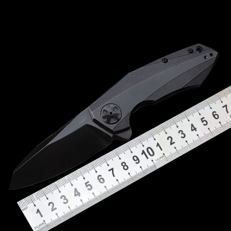 Складной Карманный Походный нож ZT0456 D2 Клинок рукоятка из титанового сплава