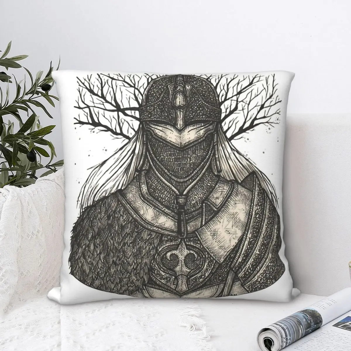 

New Profile Throw Pillow Case Elden Ring Cushion Home Sofa Chair Print Decorative Hug Pillowcase