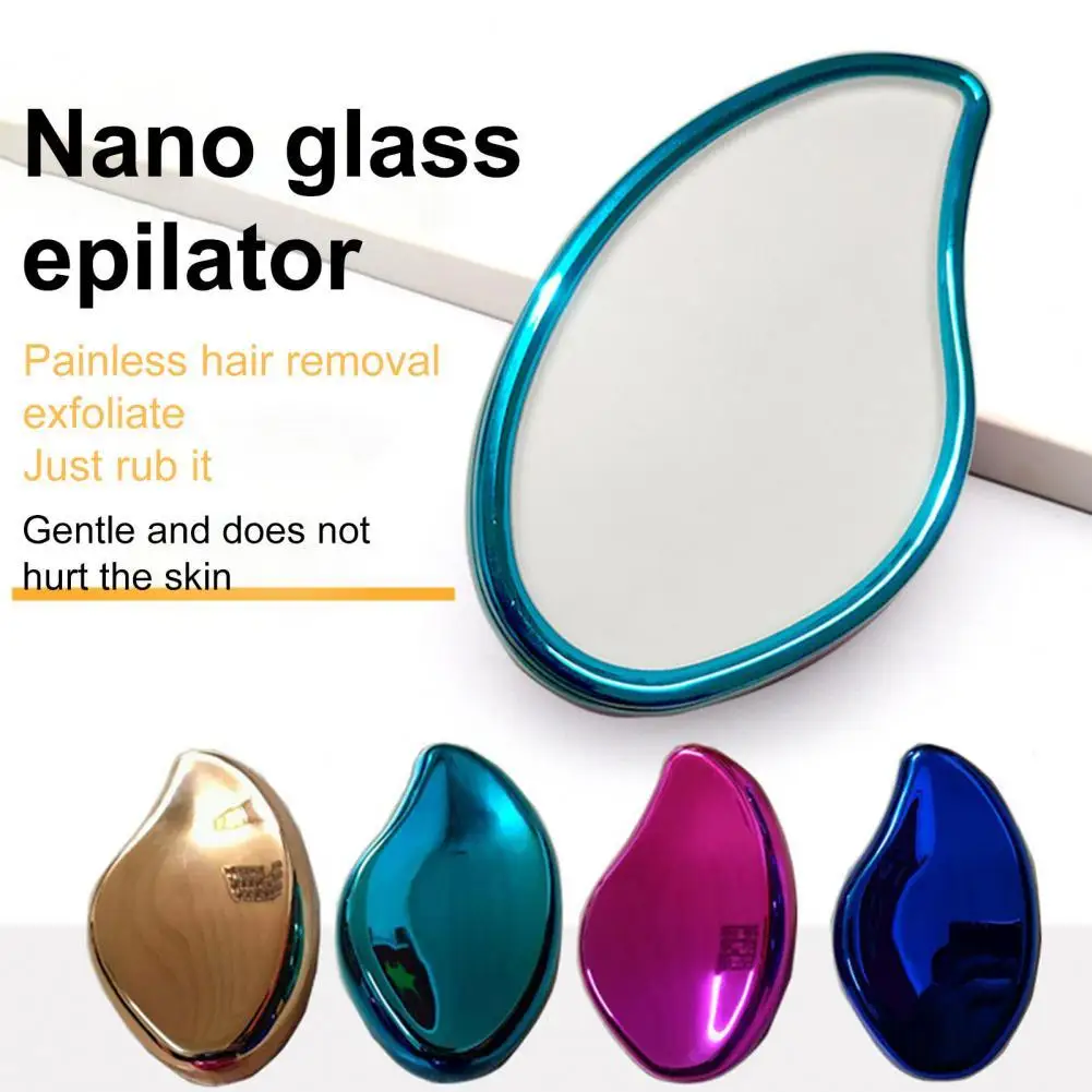 

Nanoglass Hair Eraser Gentle Exfoliation Easy Clean Painless Mild to Skin Universal Hair Removal Tool for Home 2022 New