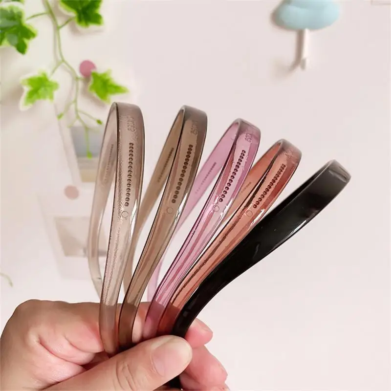 Обруч для волос женский акриловый модная Нескользящая повязка на голову с