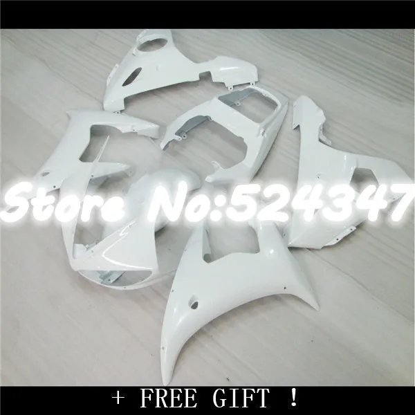 

Fei-Custom ABS plastic motorcycle fairings kits for 2003 2004 2005 YZFR6 all white YZF R6 03 04 05 fairing kit body parts