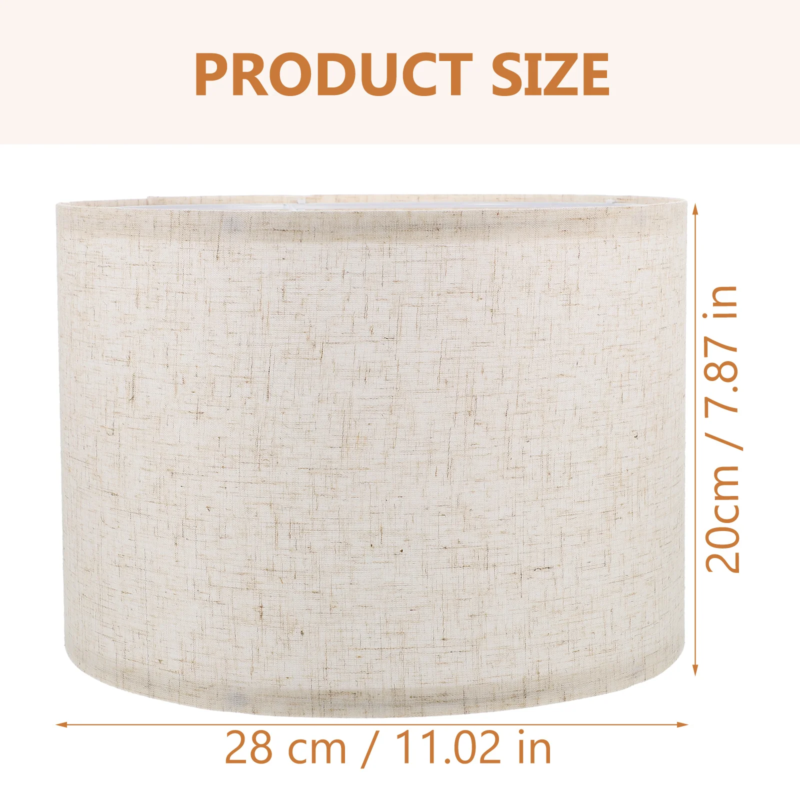

Removable Lampshade Linen Cover Desktop Lamp Shade Wall Lamp Shade Cover