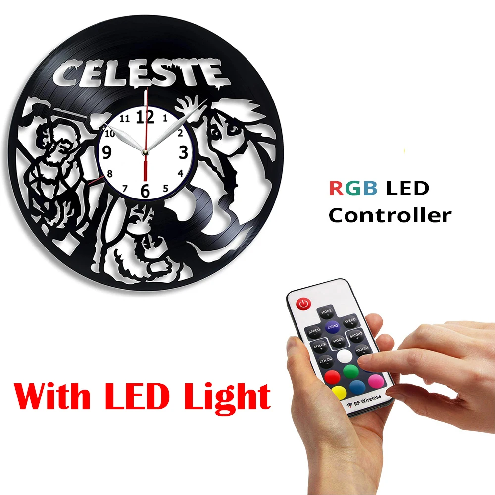 

Настенные часы ручной работы с виниловой пластиной для видеоигр, настенный плакат в келесте, уникальные идеи для кухни, подарок в келесте для него и нее