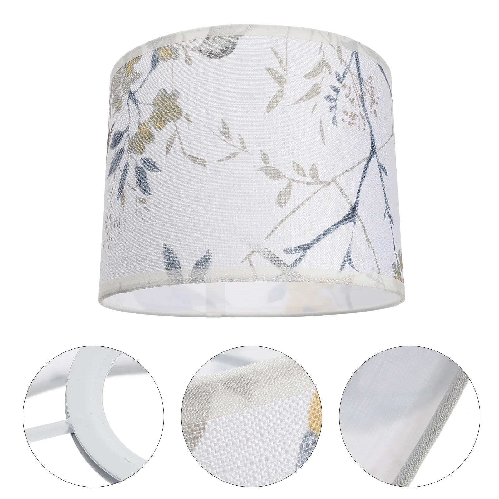 

Solid Color Lampshade Light Fixture Accessory Flower Cloth Ceiling Desk Metal Floor Lampshades Table