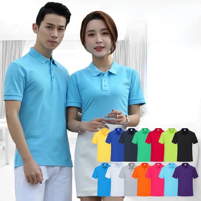 

Summer Sport T-Shirts for Men Women Trainning Exercise Polo Sportswear Polo Clothes Running Tshirt