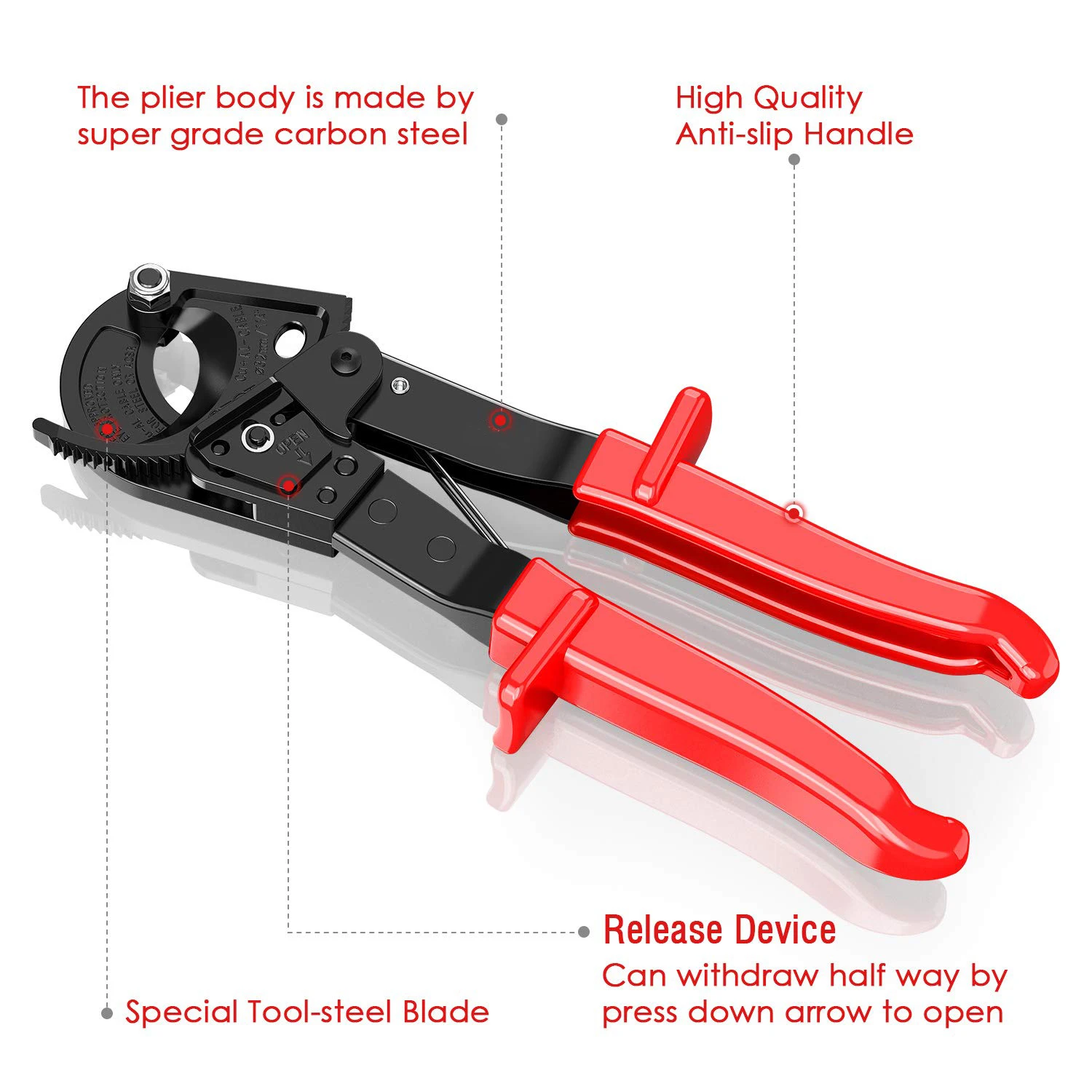 

Tools Wire And Cable Used Copper Hand Electrical Pliers Wires Aluminum Cutting Pliers Scissors Cutting Thick Ratchet Cut To