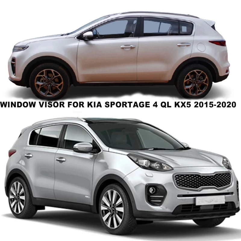 

Козырек для боковых окон Kia Sportage KX5 2017 2018 2019 2020 2021