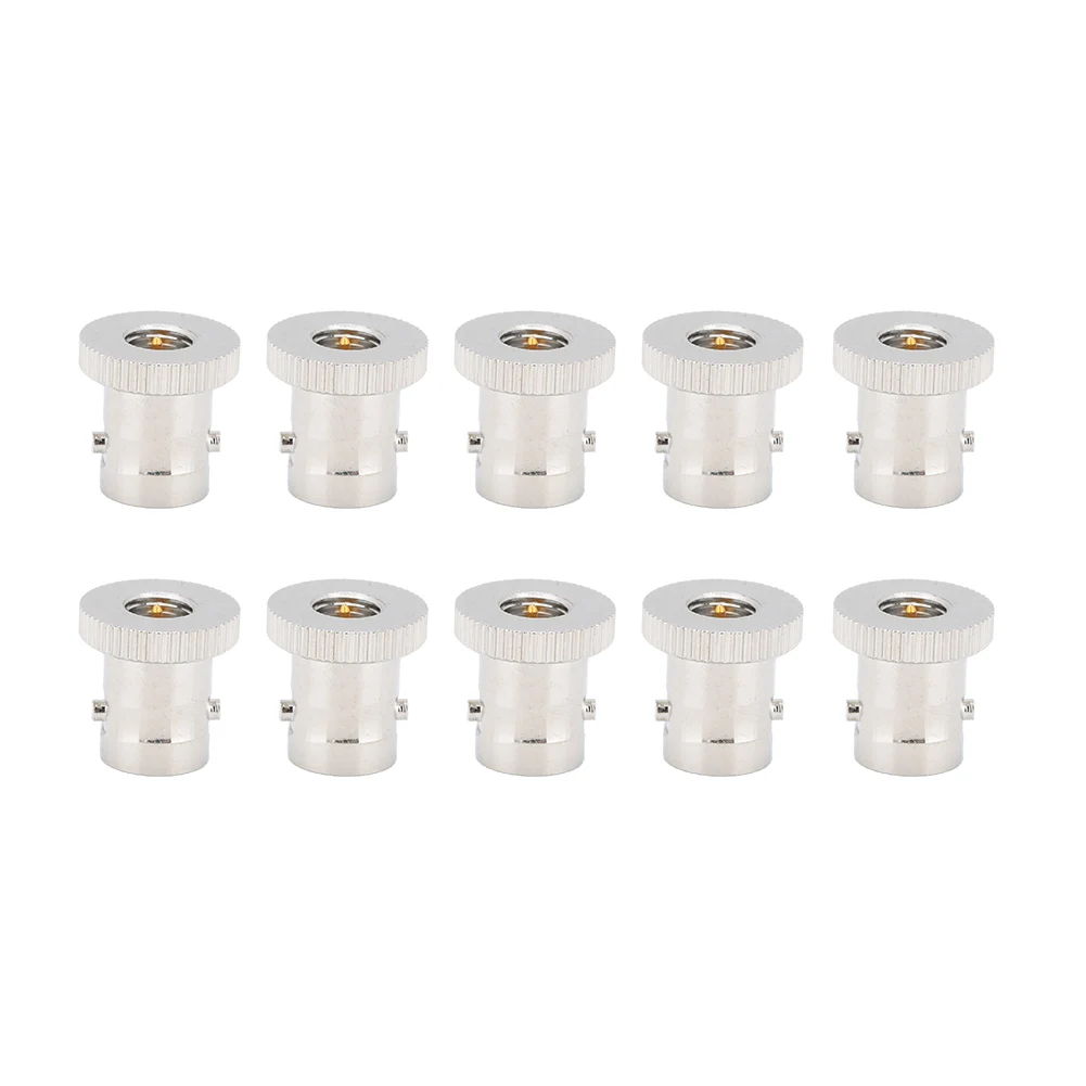 

10 Pcs BNC Female to SMA Male Connector Adapter for Radio Coaxial Cable Wireless Connection De
