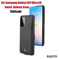 kqjys extenal power bank battery charging cover for samsung galaxy s20 ultra 5g battery case portable battery charger case