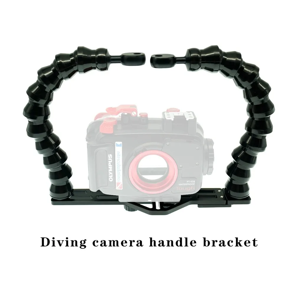 Фото Гибкая рукоятка для подводного плавания nitedive Loc Line Snake для камеры Rx100 Tg5 Tg6 Gopro №1