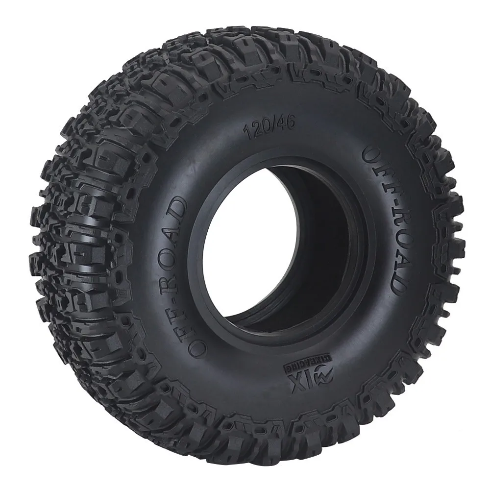 1 9-дюймовые резиновые шины 120 мм для 1/10 Rc Crawler Car Redcat Yikong Rc4wd D90 Rgt Axial Scx10 90046 Trax/as Trx4 Trx6