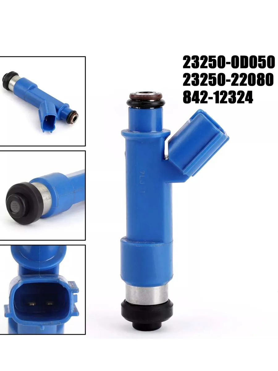 Топливные форсунки 4X 23250-22080 для Toyota Corolla Matrix 23250-0D050 23209-22080 232500D050 2320922080 2325022080