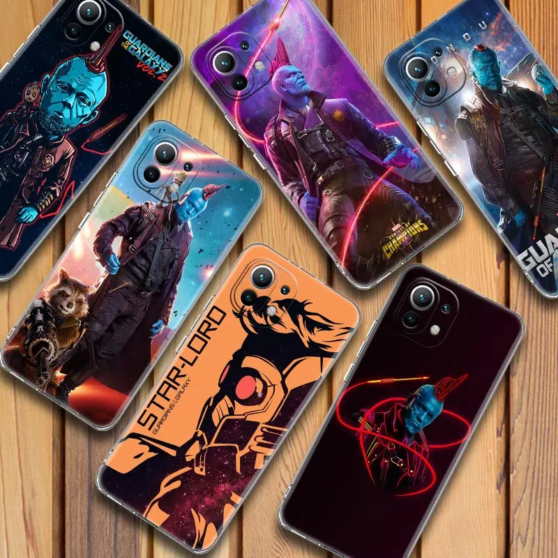 

Yondu Udonta Groot Star-lord Luxury Case For Xiaomi Mi 11 Note 10 10T 9 12 Pro Lite Poco X3 F3 M3 Clear Cases For Redmi 9 9A 10
