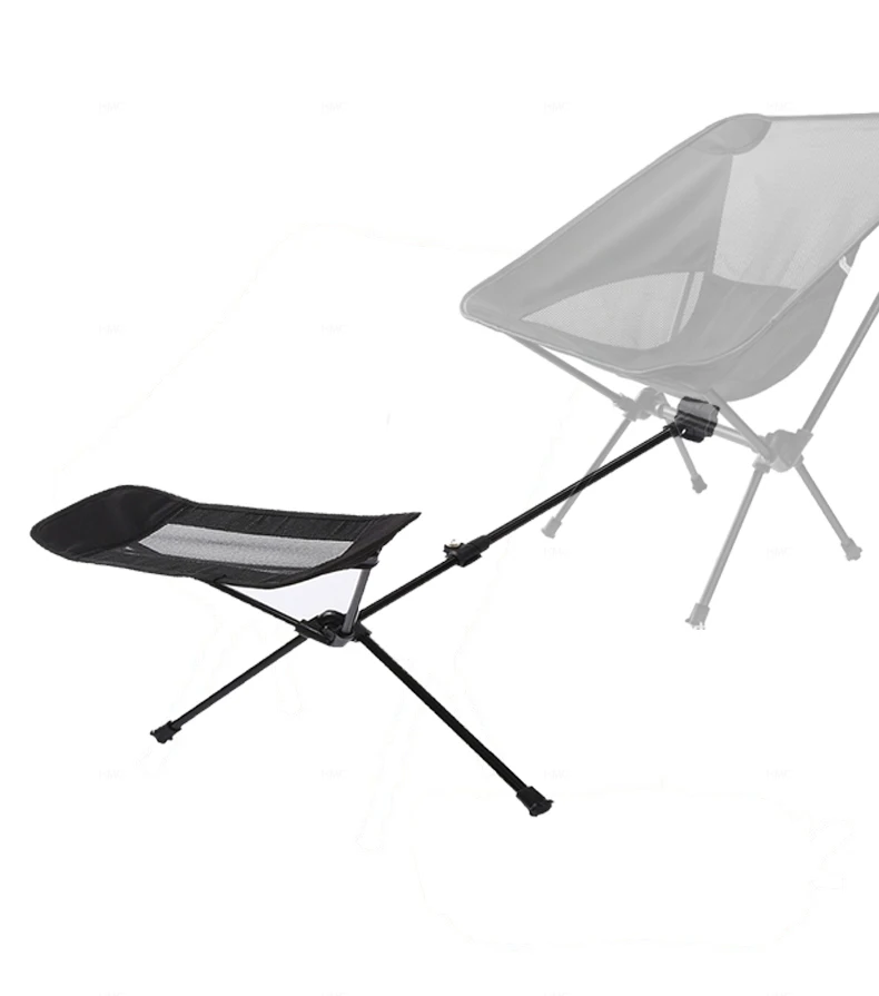 

Folding Moon Chair Foot Rest Portable Outdoor Chair Extendable Footrest Beach Fishing Recliner Footrest Retractable Step Stool