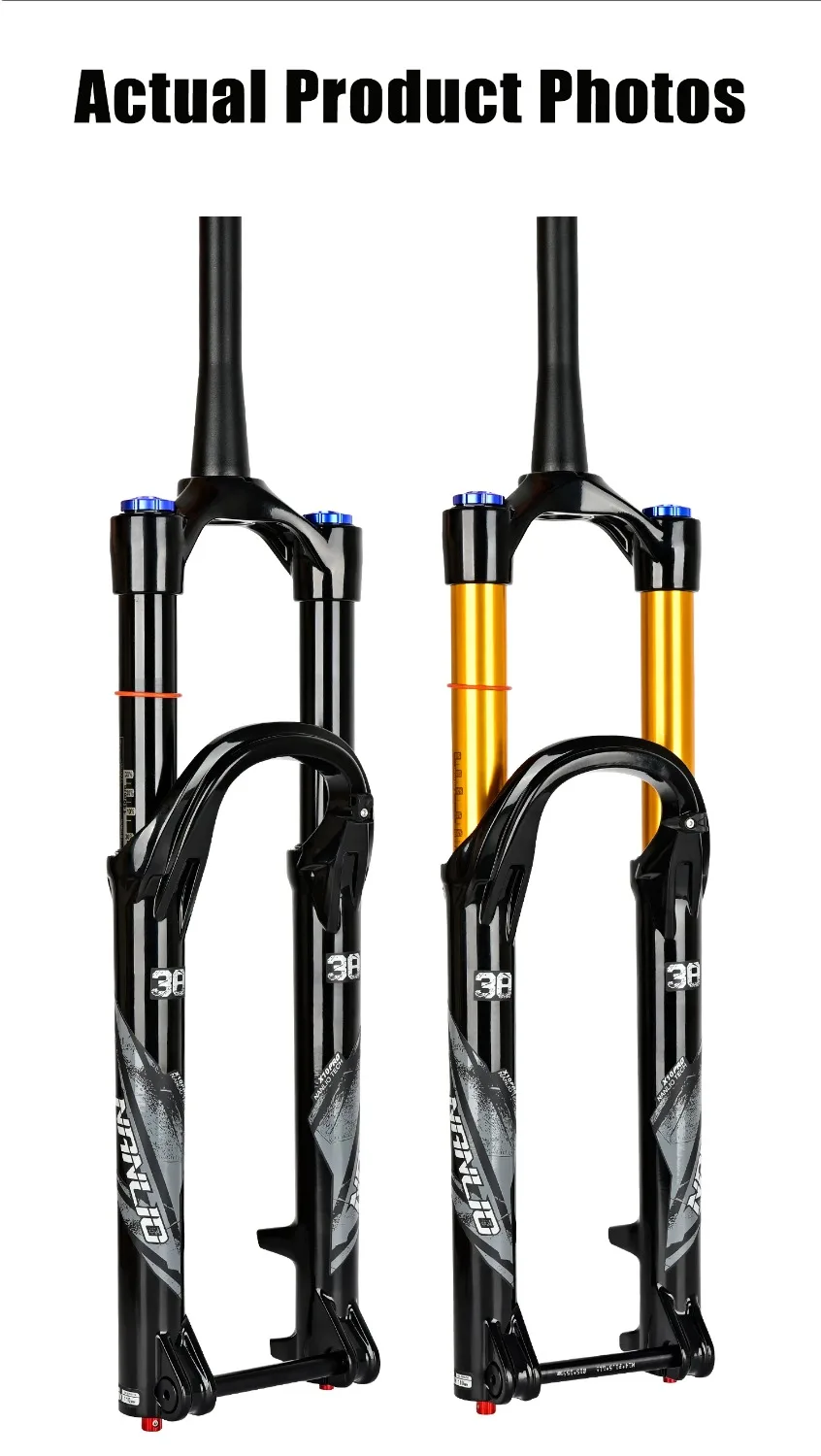 Вилка для горного велосипеда NANLIO X10 PRO BOOST Oil Air MTB, ход 160180 мм, шток 3638 мм, сквозная ось 110x15 мм, 27.529 дюймов, для All Mountain и Enduro. (art.: 3920dc9bbb8b2) - 3920dc9bbb8b2