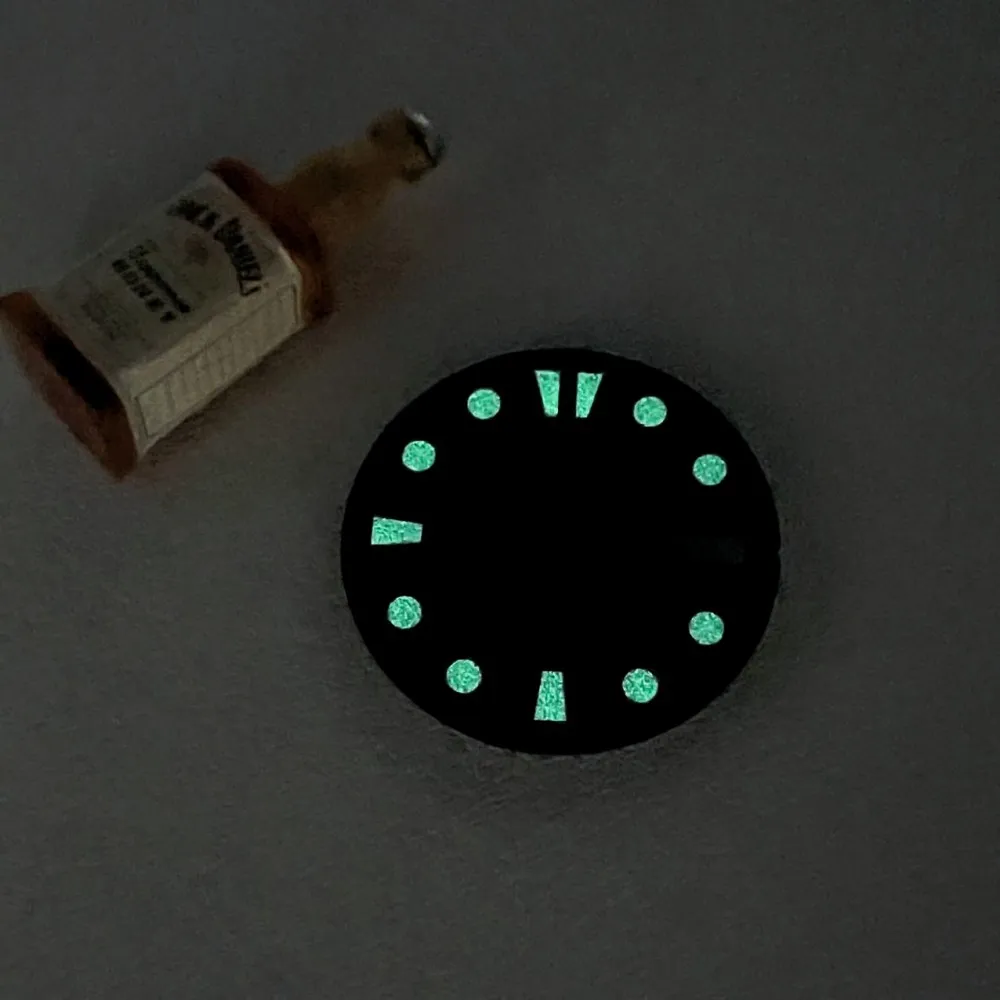 Watch accessories modified NH36 dial super luminous 28.5mm fully automatic mechanical men's watch literal double calendar